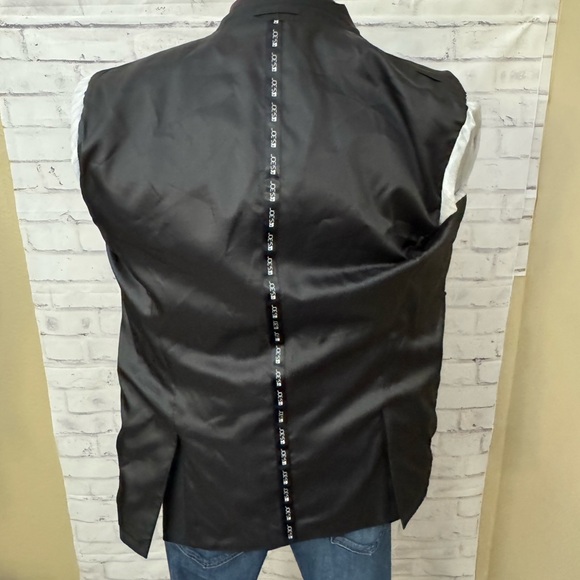 JOE’S 44R Black Polyester Charger Sport Coat Jacket‎ J329 2 Button - Picture 7 of 12